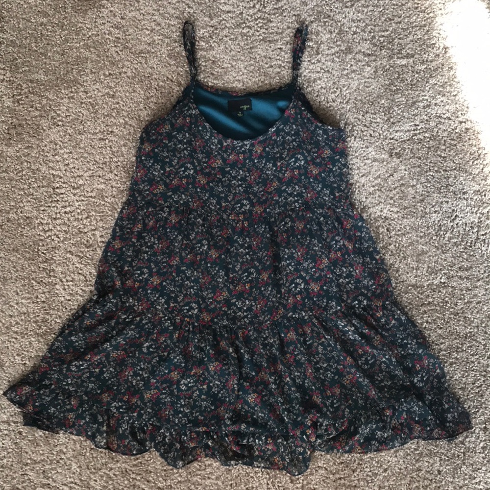 American Threads floral spaghetti strap dress